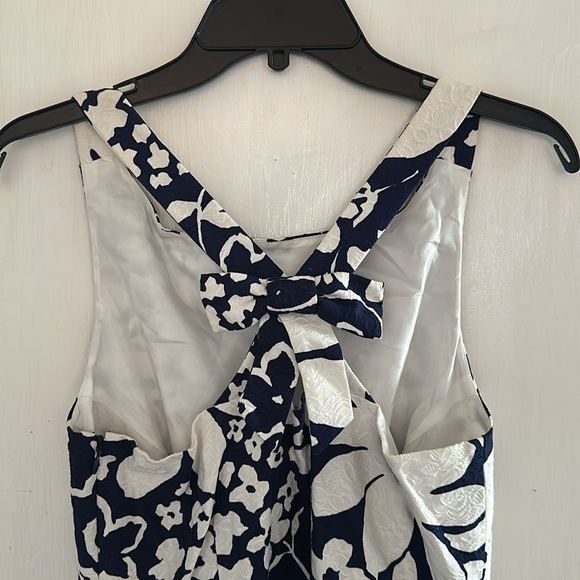 NWT Kate Spade Tanner Dress Navy/White - Picture 4 of 8